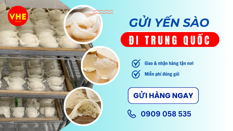 gửi yến sào đi Trung Quốc